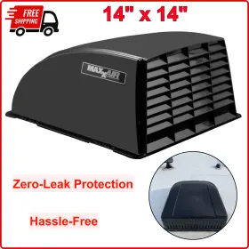 752055 Maxxair Maxx I Vent Cover For Rv Roof Vents - Sleek Updated Design Easy Installation