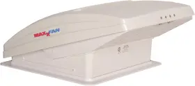 Maxxair Vent Corporation 581 00-05100k Deluxe Roof With 12v Fan And Thermostat 10 Speed White