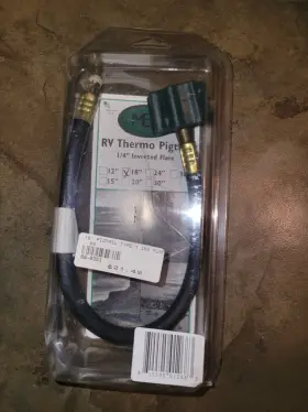 Mer425 Mec 18 Inch Oal Type 1 Rv Thermo Pigtail 1/4 Inverted Flare Series