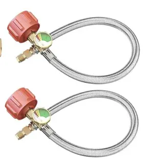 M8027 Mefun 2 Stage Auto Changeover Lp Propane Gas Regulator / Pcs 18 Inch Rv Hose #2 M8027 Mefun 2 Stage Auto Changeover Lp Propane Gas Regulator / Pcs 18 Inch Rv Hose #2