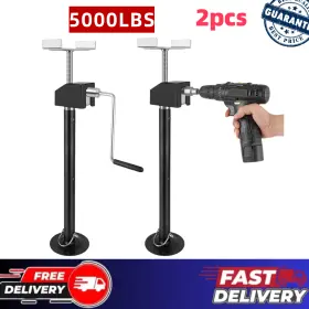 0l8y0pzg Merxeng Pau Adjustable Camper Stabilizer Jacks Slide-out Rv Trailer Wheel Lift 2-pcs
