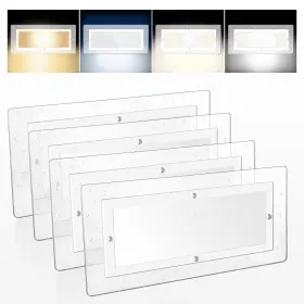 Rvcl064 Miady Rv Dimmable Lights Interior 1800 Lm 4 Color White And Blue 12v Volt 4-pack Rvcl064 Miady Rv Dimmable Lights Interior 1800 Lm 4 Color White And Blue 12v Volt 4-pack