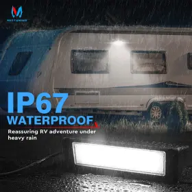 Mic-00-131 Mictuning 9 Inch 54w Rv Porch Lights Led Exterior Utility Awning Light For Truck Trailer #2