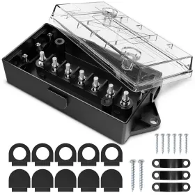 Mic-06-001 Mictuning 7 Way Wiring Trailer Junction Box Rv Gang Electrical Connection Us
