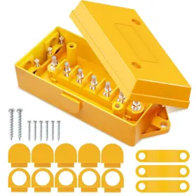 Mic-06-00203 Mictuning 7 Way Electrical Trailer Junction Box Gang Rv Wiring Connection Us Mic-06-00203 Mictuning 7 Way Electrical Trailer Junction Box Gang Rv Wiring Connection Us