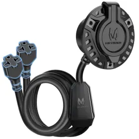 Mic-08-17913 Mictuning 20a 125v Ac Port Plug With 5-in-1 T-blade Adapter Waterproof Electrical Receptacle Mic-08-17913 Mictuning 20a 125v Ac Port Plug With 5-in-1 T-blade Adapter Waterproof Electrical Receptacle