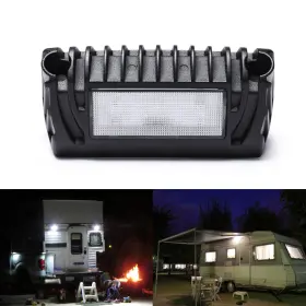 Mic-lpl-26413 Mictuning 12v Led Rv Porch Light Exterior Utility Awning Lamp Trailer Camper Boat 750lumen