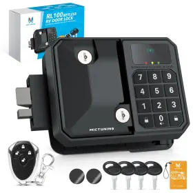 Mic-rdl-525 Mictuning Rv Keyless Entry Door Lock Keypad Password Remote 4 Mechanical Key Set