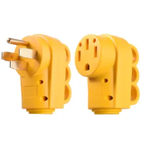 Mic-rp-11701 Mictuning 1set 50amp Male And Female Rv Replacement Plug Camper Electric Cord End Receptacle Mic-rp-11701 Mictuning 1set 50amp Male And Female Rv Replacement Plug Camper Electric Cord End Receptacle