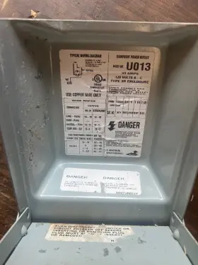 U013 Midwest Electric Rv Power Outlet 120v 30a Surface Mount Type 3r Enclosure #3