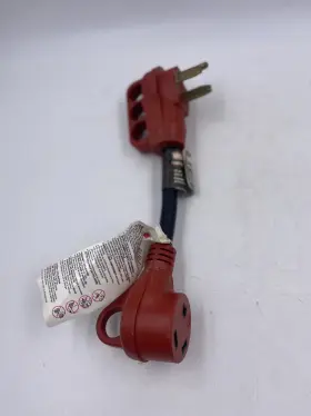 Mighty Cord 019079999719 50a Male-30a Female Adapter 12 Inch Finger Grip Male End