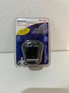 Mms110 Minute Man Fba New Minuteman Series Single Outlet Surge Suppressor 540 Joules Sealed