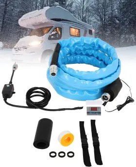 180730 Mirozo Rv Heated Water Hose For 15ft -40 Freeze Protection Blue 180730 Mirozo Rv Heated Water Hose For 15ft -40 Freeze Protection Blue