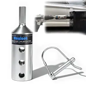 Moalaok Th07-3.2-1 Heavy Duty Trailer Jack Drill Adapter Fits For 1 Inch Drive Sha