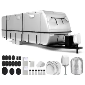 Mf95203-2 Mofeez 22-24ft Rv Travel Trailer Cover 420d Waterproof Oxford Camper Kit