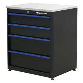 Bkmg30244bc Montezuma - Black/blue Base Cabinet 30.5 Inch W X 24.125 D 34.75