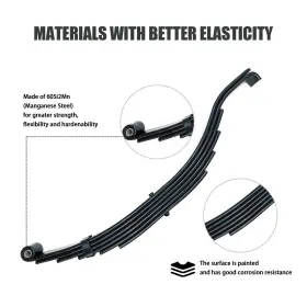 Jhls000003b-us2 Moonsprot Trailer Leaf Spring 6 Slipper 4000 Lbs For 8000 Axle -set 2 #3
