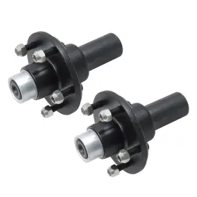 5-lug-4.5 Moto-save Ms63288v 2-pack New Pre-assembled For Inch Trailer Hub Kit And Round #84 Spindle