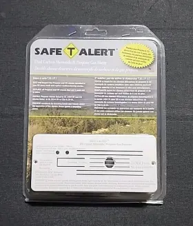 35-742-wt Mti Industries Industy Safe-t-alert Rv Flush Mount 12v Alarm Lpg/co Gas Detector