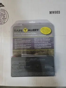 35-742-bl Mti Industries Fba 603.111 Safe-t-alerti Dual Lp/co Alarm - 12v 35 Series Flush M