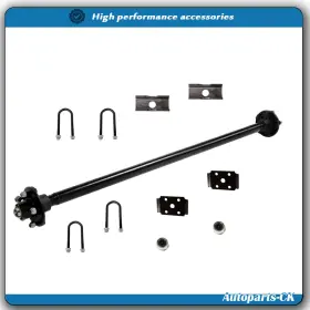 Ack3210218 Munirater Fits For 2 000 Lb Trailer Axle 5 Lug-4.5 Inch 54 Hub Face Pitch With U-bolt Kit New