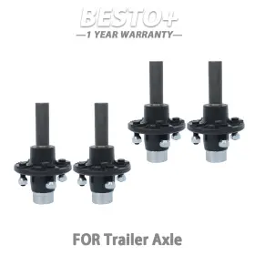Btp148799p Munirater 4 Trailer Axle Kit With On Inch Bolt Idler Pre-assembled 1 Round Bt8 Spindle