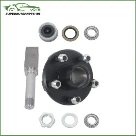 Sap131625p Munirater 5 On 4.5 Inch Trailer Hub Kit And 1 Square Bt8 Spindle With Bearing