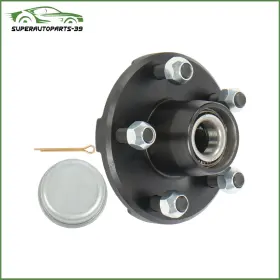 Sap132678p Munirater Pre-assembled 5 On 4.5 Inch Trailer Hub For 2k Lbs. 1.0625 Spindle Pieces/set