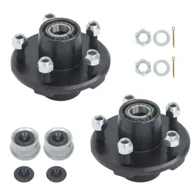 Ce3994088iec Muparkt 5 On 4.5ftft For 2000 Lbs 1-1/16ftft Straight Spindle 2 Sets Trailer Hub Kits