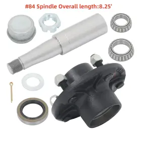 Ce4000620iec Muparkt 5 On 5ft Trailer Hub Kit With Bearing #84 Spindle For 3500lbs Axle