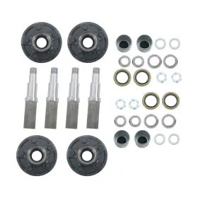 Ce4001172iec Muparkt 5x4.5 Two Trailer Axle Kit 3500# Square Spindle Idler Hub