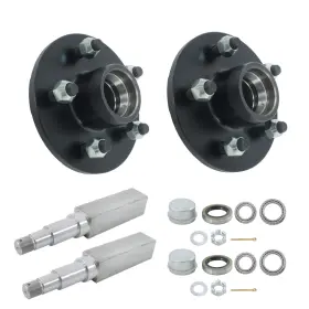 Ce4001816iec Muparkt Includes 2 Square Stock 5-bolt On 4-1/2 Inch Hub Assembly Pair Of