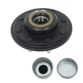 Ce4013868iec Muparkt #42 Spindle For 7000lbs Axle 8 On 6.5ft Trailer Wheel Hub Kit 9/16ft Bolts 1 Set