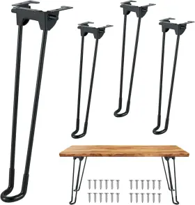 My2203 Myfully 4pcs Folding Hairpin Table Legs 12.6 Inch Black My2203 Myfully 4pcs Folding Hairpin Table Legs 12.6 Inch Black
