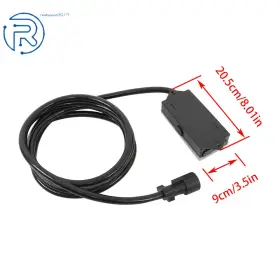 735378 Netuera 8/16ft 7 Way Pin Trailer Cord Plug Wiring Harness Kit With Gang Junction Box