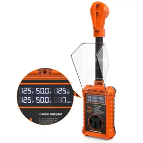 Neva500-sp-50-l Neverland Rv Surge Protector 50 Amp Ip67 Circuit Analyzer 16000 J Led Display Lights 1x