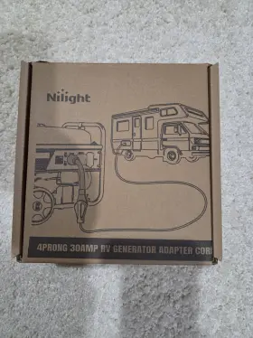 50355rv Nilight Rv Generator Adapter Cord 30 Amp To 30amp 4 Prong Pure Copper Heavy Duty
