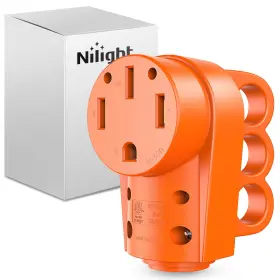 50368rv Nilight 50 Amp Rv Replacement Plug Receptacle 125/250 Volt Heavy Duty Female