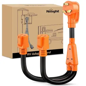 50432rv Nilight New 30 Amp To 15 Rv Y Splitter Adapter Cord 30a Male Plug Two 15a 50432rv Nilight New 30 Amp To 15 Rv Y Splitter Adapter Cord 30a Male Plug Two 15a