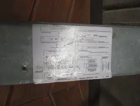625509 Norcold 1200 Models Refrigerator Installation Galvanize Support Plate #2 625509 Norcold 1200 Models Refrigerator Installation Galvanize Support Plate #2