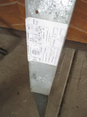 625509 Norcold 1200 Models Refrigerator Installation Galvanize Support Plate #3 625509 Norcold 1200 Models Refrigerator Installation Galvanize Support Plate #3