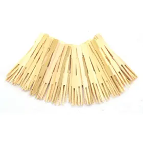 Norpro 028901001902 190 3 5 Bamboo Party Forks 72 Pcs
