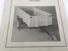 125931 Northern Hydraulics Set Of Plans To Build Your Own 4x8 Trailer - #125931 Read #3 125931 Northern Hydraulics Set Of Plans To Build Your Own 4x8 Trailer - #125931 Read #3