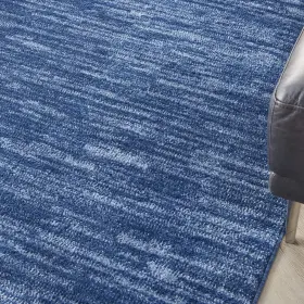 Nre01 Nourison Essentials Indoor/outdoor Navy Blue 4ft X 6ft Area #2