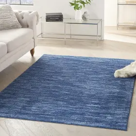 Nre01 Nourison Essentials Indoor/outdoor Navy Blue 4ft X 6ft Area