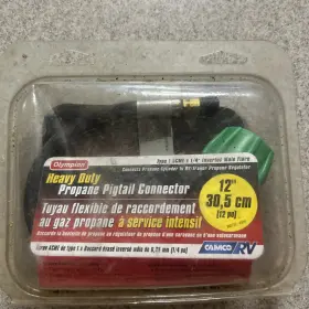 59053 Olympian Rv/trailer Heavy Duty Propane Pigtail Connector 12 Inch