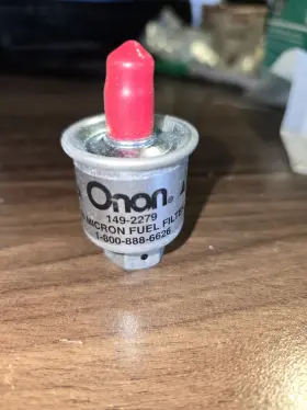 149-2279 Onan 1492279 Genuine 30 Micron Fuel Filter Part #