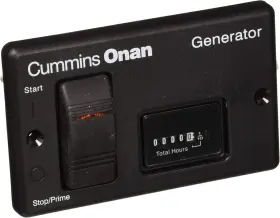 300-5332 Onan Remote Switch Panel With Hourmeter