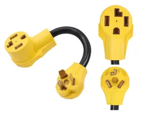 14-30r Onetak 10-30p/14-30r Nema 10-30p To 240v 30 Amp 3 Prong Dryer Male Plug 4 Generato