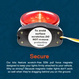 Fmvss-108 Online Led Store 816165028830 True Mods 20ft Magnetic Trailer Tail Towing Light Kit Dot Sae St #3